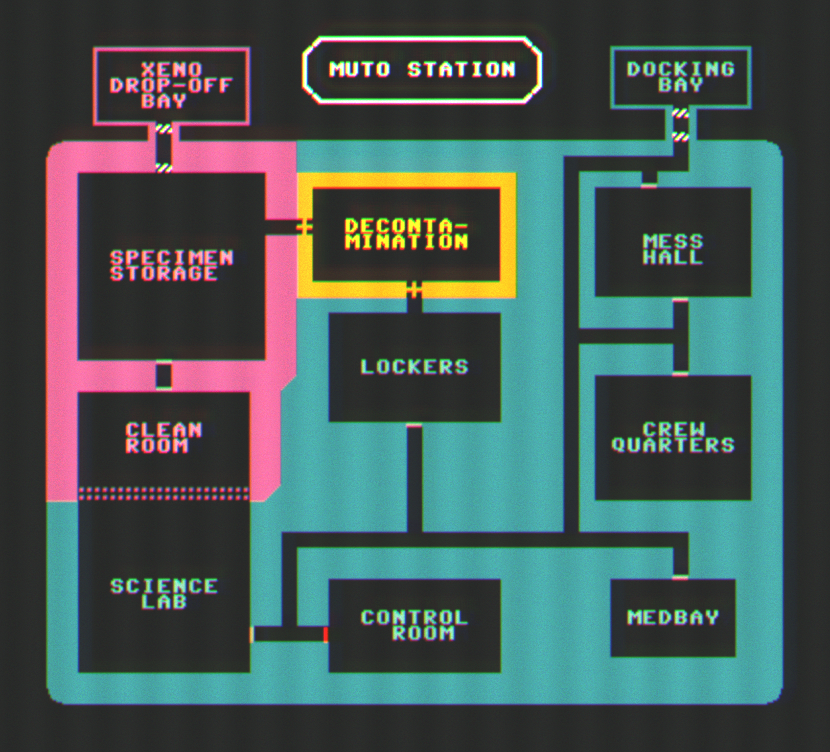 Muto Station Map